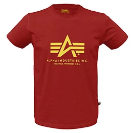 Alpha Ind. Basic T-Shirt Speed Red - M