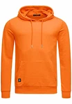 Red Bridge Herren Crewneck Sweatshirt Pullover Premium Basic Orange