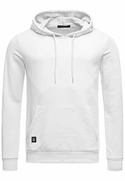 Red Bridge Herren Kapuzenpullover Hoodie Premium Basic,Weiß-i,M