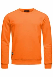 Red Bridge Herren Crewneck Sweatshirt Pullover Premium Basic,Orange-ii,M