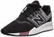 New Balance Herren 247v2 Sneaker, Schwarz (Black/Black Fb), 43 EU