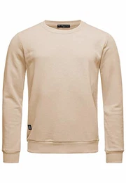 Red Bridge Herren Crewneck Sweatshirt Pullover Premium Basic,Beige-ii,M