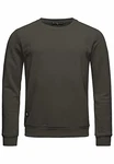 Red Bridge Herren Crewneck Sweatshirt Pullover Premium Basic Khaki