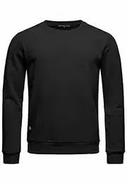 Red Bridge Herren Crewneck Sweatshirt Pullover Premium Basic,Schwarz-ii,M