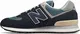 New Balance 574v2, Herren Niedrig, Blau (Dark Navy/Marred Blue Ess), 44.5 EU (10 UK)