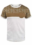 !Solid Herren T-Shirt Kurzarm Shirt Florian Rundhals-Ausschnitt Ermine