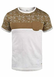 !Solid Florian Herren T-Shirt Kurzarm Shirt Rundhals-Ausschnitt aus 100% Baumwolle Meliert, Größe:M, Farbe:Ermine (5944)