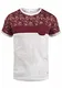 !Solid Florian Herren T-Shirt Kurzarm Shirt Rundhals-Ausschnitt aus 100% Baumwolle Meliert, Größe:M, Farbe:Wine Red (0985)