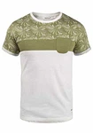 !Solid Herren T-Shirt Kurzarm Shirt Florian Rundhals-Ausschnitt Aloe