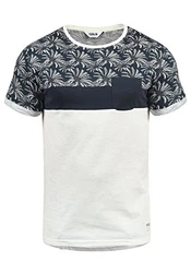 !Solid Herren T-Shirt Kurzarm Shirt Florian Rundhals-Ausschnitt Insignia Blue