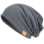VECRY Herren Mütze Strickmützen Slouch Beanie Cap Grau (011s)