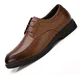 CAMEL CROWN Herren Derby Schuhe Leder Oxford Schuhe Uniform Wedding Dress Walking Office Schuh EU44