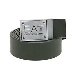Ea7 Plaque Herren Gürtel Grün
