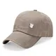 Lamdgbway Unisex Baseballmütze Baumwolle Einstellbare Trucker Hut Baseballkappe Grau