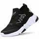 VITIKE Kinder Schuhe Jungen Schuhe Mädchen Sneaker Damen Sportschuhe Outdoor Schuhe Jungen Turnschuhe Laufschuhe Schnürer Freizeit Sportschuhe Kinder Sneaker, 2-schwarz, 30 EU