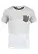 !Solid Malte Herren T-Shirt Kurzarm Shirt Mit Streifen Und Rundhals, Größe:M, Farbe:Light Grey Melange (8242)