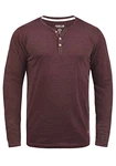 !Solid Herren Longsleeve Shirt SDVolko Weinrot Melange (8985)