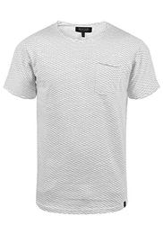 Indicode Albin Herren T-Shirt Kurzarm Shirt Mit Rundhalsausschnitt Aus 100% Baumwolle, Größe:M, Farbe:Grey Mix (914)