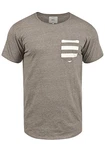 Redefined Rebel Herren T-Shirt Kurzarm Shirt Mit Rundhalsausschnitt Maxton Faded Brown