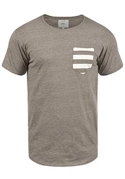 Maxton Herren T-Shirt Kurzarm Shirt Mit Rundhalsausschnitt, Größe:XXL, Farbe:Faded Brown
