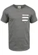 Redefined Rebel Maxton Herren T-Shirt Kurzarm Shirt Mit Rundhalsausschnitt, Größe:S, Farbe:Forged Iron
