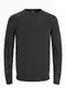JACK & JONES Male Strickpullover Klassischer MDark Grey Melange