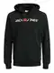 JACK & JONES Male Hoodie Logo MBlack