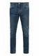 Indicode Aldersgate Herren Jeans-Hose Lange Hose Denim aus hochwertiger Baumwoll-Mischung Destroyed-Optik/Used-Look, Größe:W32/32, Farbe:Medium Indigo (869)
