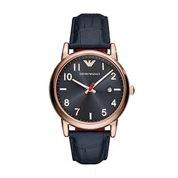 Herren Analog Quarz Smart Watch Armbanduhr mit Leder Armband AR11135