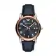 Emporio Armani Herren Analog Quarz Smart Watch Armbanduhr mit Leder Armband AR11135