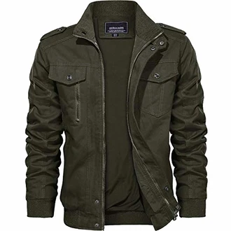 KEFITEVD Herren Jacke Militärische Taktische Jacke Grün
