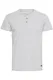 Solid Volker Herren T-Shirt Kurzarm Shirt Mit Grandad-Ausschnitt, Größe:L, Farbe:Light Grey Melange (8242)