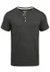 !Solid Volker Herren T-Shirt Kurzarm Shirt Mit Grandad-Ausschnitt, Größe:M, Farbe:Dark Grey Melange (8288)
