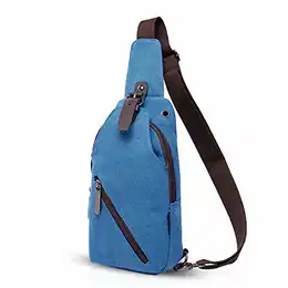 Retro Brusttasche, Segeltuch, Schultertasche, Unisex, Tasche, Herren, Damen, Umhängetasche, große Sling Crossbody Tasche, Sporttasche, Radfahren, Camping, Reiten Reise