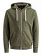 JACK & JONES Male Sweatshirt Bequemer MOlive Night