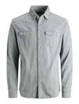 JACK & JONES Hemd 'Sheridan' Light Grey Denim (12138115) JACK & JONES Hemd 'Sheridan' Light Grey Denim (12138115)