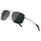 SUNGAIT Polarisierte Sonnenbrille der Männer Durable Metallrahmen für Angeln Fahren Reisen (Silber Rahmen / Grau Lens) Metallrahmen -SGT925 YKHUK