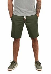 Ragna Herren Chino Shorts Bermuda Kurze Hose Mit Kordel-Gürtel Aus 100% Baumwolle Regular Fit, Größe:S, Farbe:Dusty Green (70595)