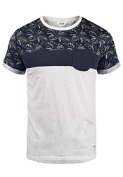 !Solid Herren T-Shirt Kurzarm Shirt Florian Rundhals-Ausschnitt Insignia Blue