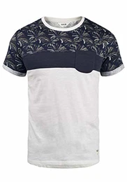 !Solid Florian Herren T-Shirt Kurzarm Shirt Rundhals-Ausschnitt aus 100% Baumwolle Meliert, Größe:M, Farbe:Insignia Blue (1991)