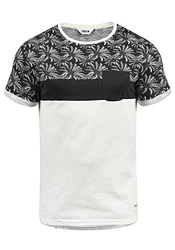 !Solid Herren T-Shirt Kurzarm Shirt Florian Rundhals-Ausschnitt Black