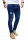 Rello & Reese Herren Jeans Slim Fit Hose JN-100 [Dunkelblau, W34/L32]