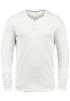 Solid Doriano Herren Longsleeve Langarmshirt mit Grandad-Ausschnitt