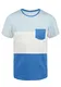 Blend Nemo Herren T-Shirt Kurzarm Shirt Streifenshirt Mit Streifen Und Rundhalsausschnitt, Größe:M, Farbe:Nautical Blue (74632)
