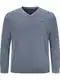 Jan Vanderstorm Herren Pullover Keimo Gestricktes Casual Oberteil blau 5XL (XXXXXL) - 72/74