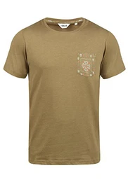 !Solid Ilari Herren T-Shirt Kurzarm Shirt mit Rundhalsausschnitt, Größe:XL, Farbe:Ermine Melange (5944M)