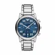 Emporio Armani Herren Chronograph Quarz Smart Watch Armbanduhr mit Edelstahl Armband AR11132
