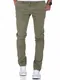 Amaci&Sons Herren Vintage Slim Fit Stretch Chino Hose Jeans 7011 Olive Vintage W32/L32