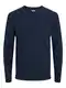 JACK & JONES Men's Classic Knit Sweater - Timeless Black Pullover