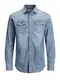 JACK & JONES Herren JJESHERIDAN Shirt L/S Jeanshemd, Blau (Medium Blue Denim Fit: Slim)